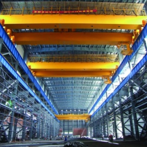 双梁起重机-恩平市九九起重设备店-电动吊钩桥式起重机
